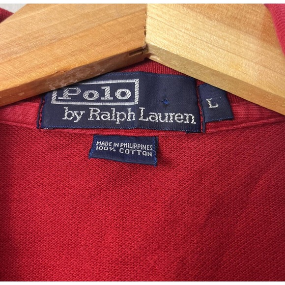 Men’s Red Ralph Lauren Polo Shirt L - Picture 3 of 5
